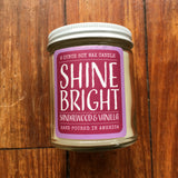 candle . soy wax . Shine Bright