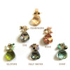 earrings . MINI cluster swarovskis