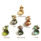 earrings . MINI cluster swarovskis
