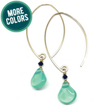 earrings . petite teardrops