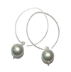 last call . earrings . pearl baubles