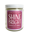 candle . soy wax . Shine Bright