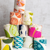 flour sack tea towel . tomato