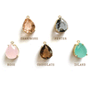 last call earrings . mini teardrop sparklers