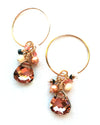 earrings . MINI cluster swarovskis
