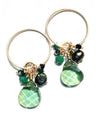 earrings . MINI cluster swarovskis
