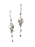 earrings . grecian vines
