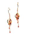 earrings . grecian vines