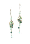 earrings . grecian vines