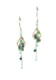 earrings . grecian vines