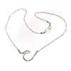 necklace . hand-formed sea wave