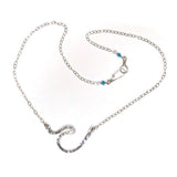 necklace . hand-formed sea wave