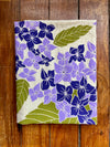 flower sack tea towel . hydrangea