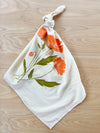 flower sack tea towel . California poppy