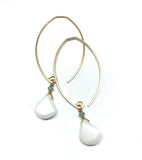 earrings . petite teardrops