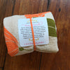flower sack tea towel . California poppy