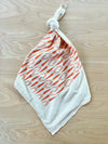 flour sack tea towel . carrots