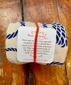flower sack tea towel . nautical knots