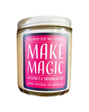 candle . soy wax . Make Magic