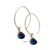 earrings . mini swarovski
