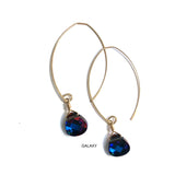 earrings . mini swarovski