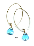 earrings . mini swarovski