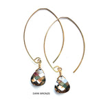 earrings . mini swarovski