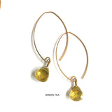 earrings . mini swarovski