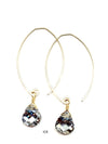 earrings . mini swarovski