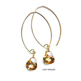 earrings . mini swarovski