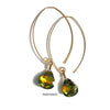 earrings . mini swarovski