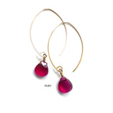earrings . mini swarovski