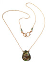 limited edition . necklace . abalone teardrop