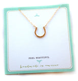 necklace . mini hammered you