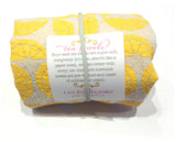 flour sack tea towel . lemons©