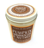 candle . seasonal soy wax . pumpkin spice